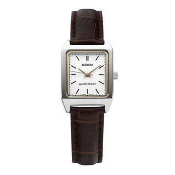 CASIO LTP-V007L-7E2UDF Analog Damen Lederuhr 40558628