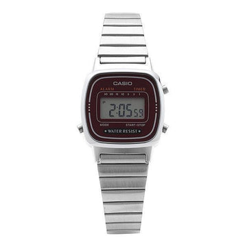 CASIO Digitaluhr LA670WA-4SDF (LA670WA-4S) für Damen aus Metall 40558730