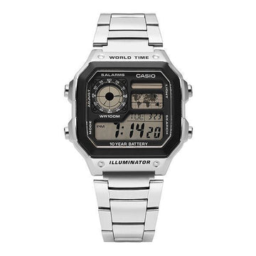 Casio AE-1200WHD-1AVDF Square Digital Sports Metal Men's Watch 56714343