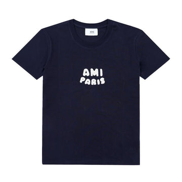 AMI Short Sleeve Paris Patch T-Shirt 135130838