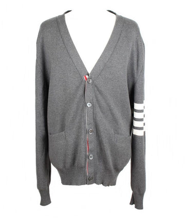 Thom Browne Diagonal Stripe Milano Stitch Cardigan 5 156046259