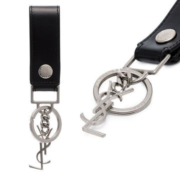 SAINT LAURENT キーホルダー モノグラム キーホルダー ブラック 34962513