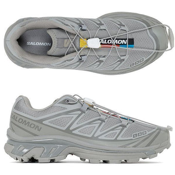 Salomon Ghost Grey Gray Flannel XT-6 Sneakers L47444800 155261052 [P]