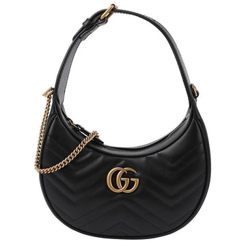 GUCCI GG Marmont Half Moon Shape Mini Bag 102262416