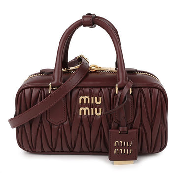 Miu Miu Matelassé Napa Leather Bag 5BB142-AN88-F0007-OON 149506144