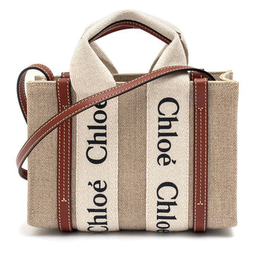 CHLOE ウッディ ミニ トートバッグ CHC22AP237I26-90U 62851715