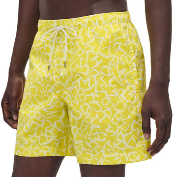 HERMES Schwimmshorts mit Calligraphie Equestre Print H658101H50PME 156049555