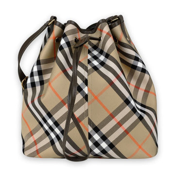 Burberry Women's Vintage Check Drawstring Bucket Bag (Beige) 8093869 121292006