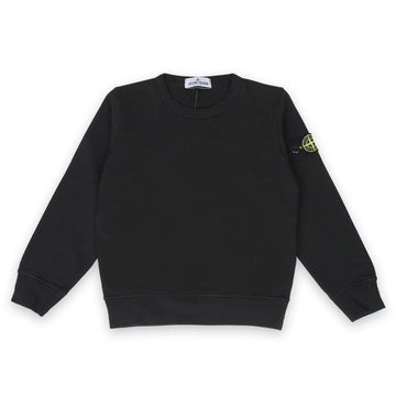 STONE ISLAND Stone Kinder Wappen Patch Crewneck Sweatshirt (Schwarz) K1S16 6100011 S0040 V0029 123442082