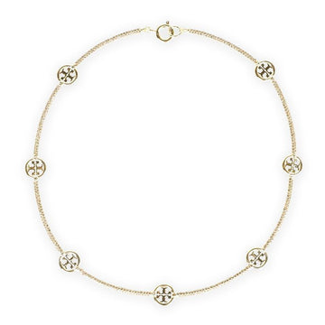 TORY BURCH ミラー ロゴ パヴェ ネックレス（ゴールド）141136 700 125306149