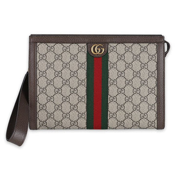 Gucci Ophidia GG Strap Clutch Beige 760243 96IWT 8745 125398314