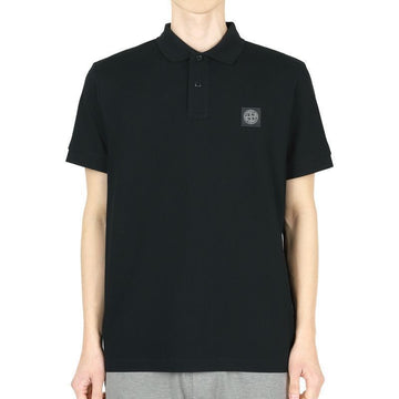 STONE ISLAND ストーン メンズ ロゴ パッチ PK 半袖 (ブラック) K1S15 22002SC S0017 V0029 127538929
