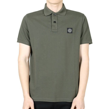 Stone Island Stone Men's Logo Patch PK Short Sleeve (Khaki) K1S15 22002SC S0017 V0054 128806904