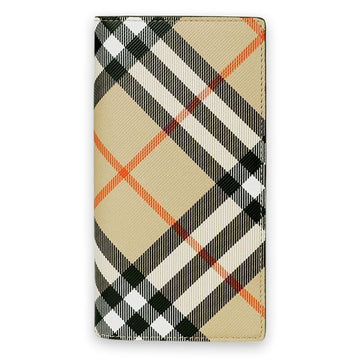 BURBERRY メンズ チェック コンチネンタル 長財布 (ベージュ) 8091921 132402898