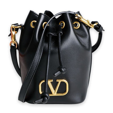 Valentino Women's V Logo Drawstring Bucket Bag (Black) 6W2P0Z44VNL 0NO 133514931