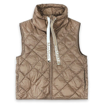 MaxMara Women's Trajeck Quilted Padding Vest (Brown) 2529296035600 085 150430461