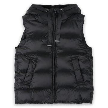 MaxMara Women’s Savey Hooded Padded Vest (Black) 2529296085600 009 150430463