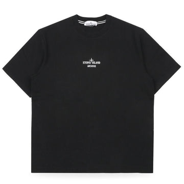 STONE ISLAND ARCHIVIO Druck T-Shirt für Herren (Schwarz) L1S15 2100023 S0091 V0029 151505624