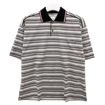 WOOYOUNGMI Gestreiftes Polo T-Shirt Grau 156050873