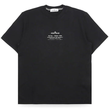 Stone Island Men's Logo Print Cotton T-Shirt (Black) L1S15 2100001 S0285 V0029 152922317