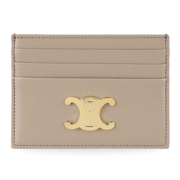 Celine Women's Triumph Shiny Calfskin Card Case 153565562