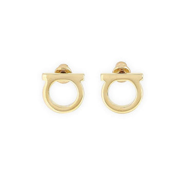 Salvatore Ferragamo Women’s Gancini Stud Earrings (Gold) 760119 696429 153497159