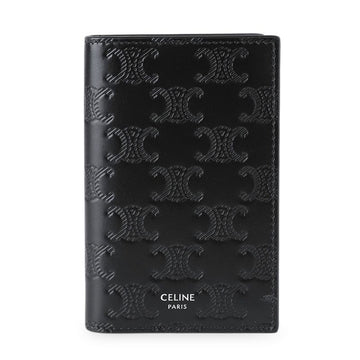 CELINE トリオンフ エンボス カード 二つ折り財布 153565427
