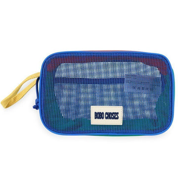BOBO CHOSES キッズ カラーブロック メッシュ ポーチバッグ 154026378