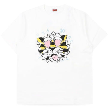 KENZO ワイルドタイガーオーバーサイズTシャツ（アイボリー）FG5 5TS403 4SG 02 154050853