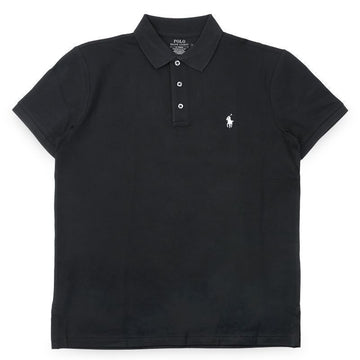 Polo Ralph Lauren Custom Slim Fit Short Sleeve PK with Pony Logo (Black) 710941439 040 154839603