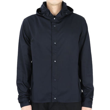 CP COMPANY ロゴパッチポケットフードジャケット(ネイビー) 14CMSH073A 006472A 888 54739625