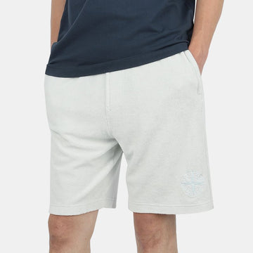 Stone Island 22 S/S Stone Wappen Embroidery Logo Bermuda Shorts (Light Gray) 7615667E3 V0003 54739987
