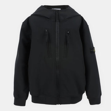 STONE ISLAND 22 S/S ストーン キッズ ワッペン パッチ ライト ソフトシェル (ブラック) 761640134 V0029 54740647