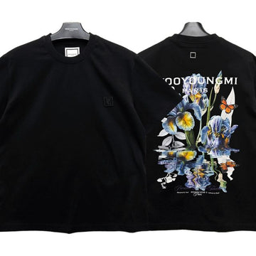 WOOYOUNGMI Blumen-Logo T-Shirt mit kurzen Ärmeln 26SS (W261TS06 708B) 156051072