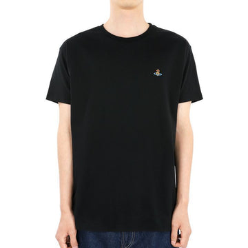 VIVIENNE WESTWOOD Herren T-Shirt mit Logo auf der Brust (Schwarz) 3G010013 J001M GO N401 55138291
