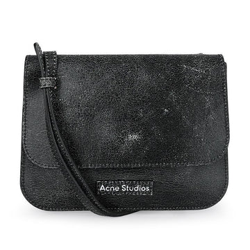 ACNE STUDIOS アクネ ストゥディオズ レディース ロゴ ミニ フラット クロスボディバッグ(ブラック) A10294 900 56599282