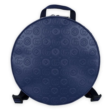 Gucci Kids Interlocking GG Logo Saffiano Leather Backpack (Navy) 752358 FAB9E 4241 62932036