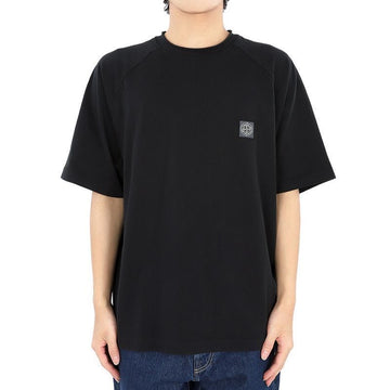 STONE ISLAND Patch-Detail T-Shirt aus Baumwoll-Jersey für Herren in Schwarz 801521544 V0029 75678960