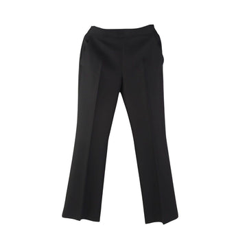 GUCCI Hoch taillierte Flare-Wollhose mit gesticktem Logo 37160-1 156051339