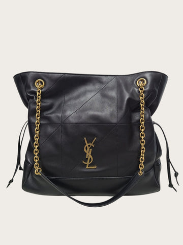 SAINT LAURENT Schwarze Lammleder Jamie 4.3 Medium 156051364