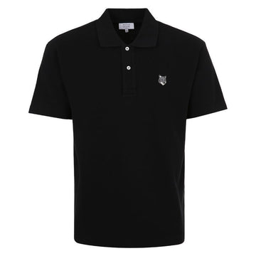 MAISON KITSUNE Polo-T-Shirt mit Fuchs Kopf, kurzärmelig 155270748