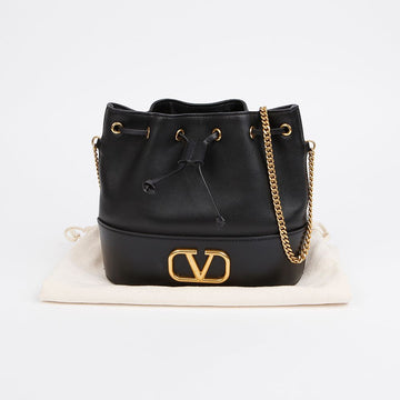 VALENTINO Vロゴ チェーン バケット ショルダーバッグ 155627332