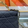 CHANEL Season Top Handle Chain Bag Black with Gold Hardware AS2176 156052082 [P]
