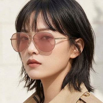 Burberry Sunglasses BE3122 1109/7J Luxury Boeing TARA Double Bridge Mirror 84119043