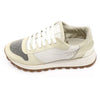 Brunello Cucinelli White Suede Techno Fabric Women's Sneakers 36 156052462 [P]