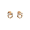Salvatore Ferragamo Gancini Crystal Earrings 156055370 [P]