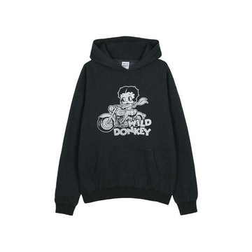 WILD DONKEY Unisex FC-BETTY-BIKE Hoodie Old Black 145693116