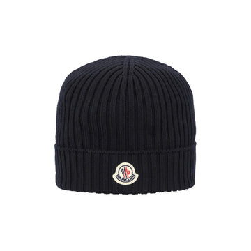 Moncler Kids Beanie with Logo Patch 156058282
