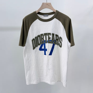 DIOR デニムティアーズコットン半袖Tシャツ 156059224