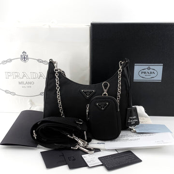 Prada Tessuto Reedition Multi Hobo Bag 1BH204 156060296